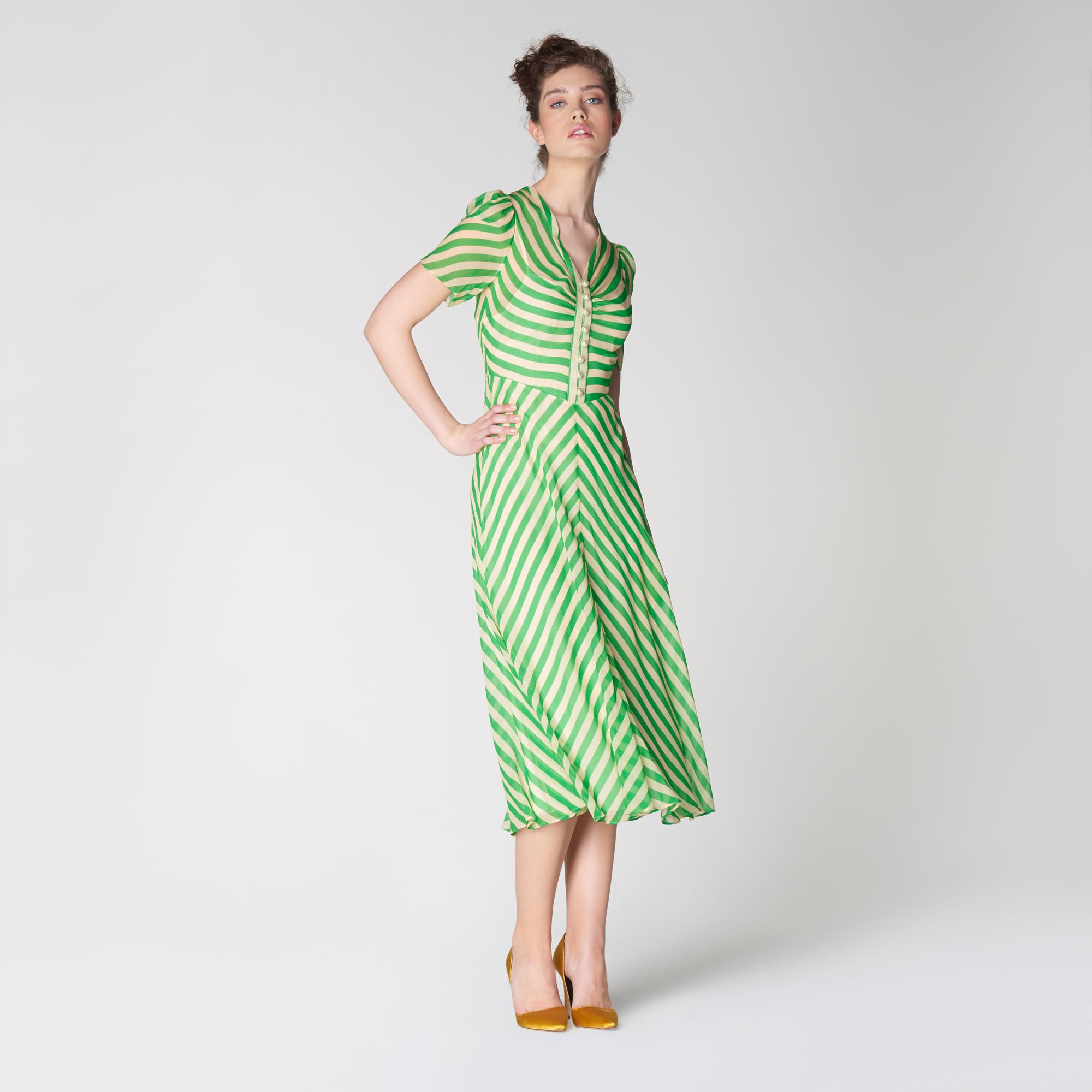 Lk bennett striped clearance dress